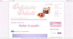 Desktop Screenshot of dolcissimidolcetti.com
